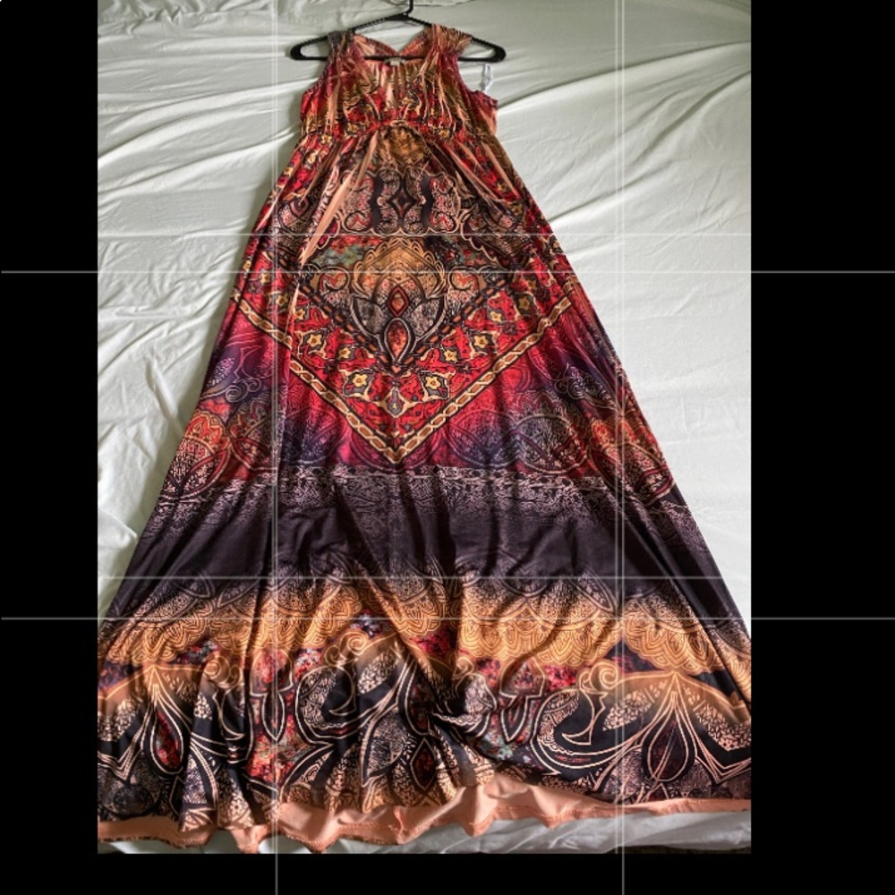 One world Maxi Boho dress